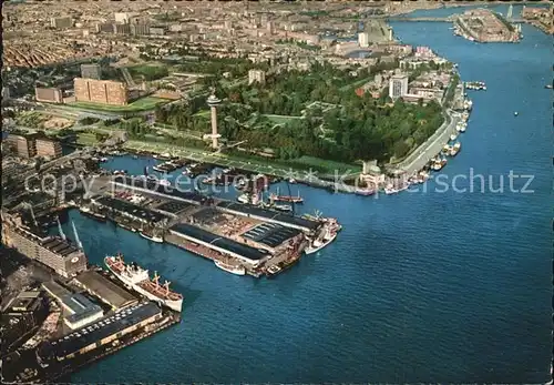 Rotterdam Fliegeraufnahme mit Euromast Kat. Rotterdam