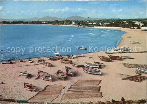 Hammamet Les bateaux de peche Kat. Tunesien