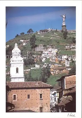 Quito Panecillo Santo Domingo Tower Kat. Quito