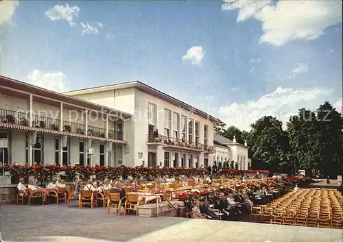 Bad Nauheim Kurhaus Terrasse Kat. Bad Nauheim