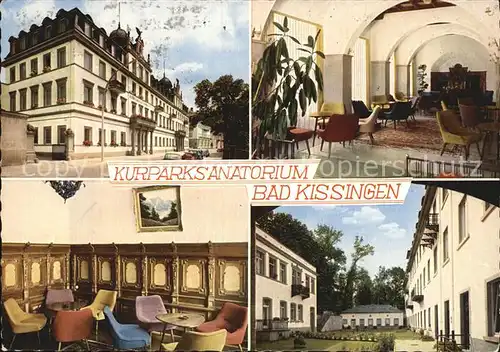 Bad Kissingen Kurparksanatorium Teilansichten Kat. Bad Kissingen