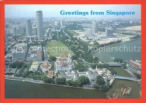 Singapore Skyline panoramic view  Kat. Singapore