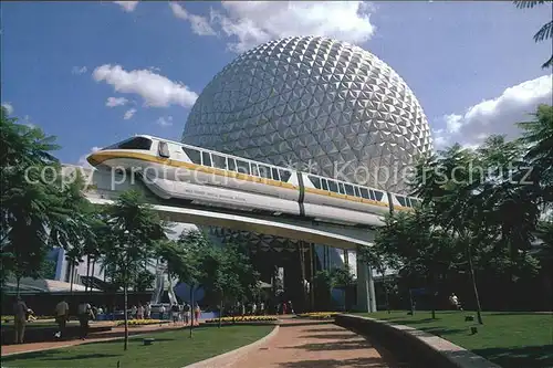 Walt Disney World Future World Sleek Monorail Spaceship Earh  Kat. Lake Buena Vista