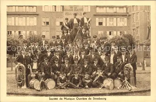 Strasbourg Alsace Societe de Musique Ouvriere Kat. Strasbourg