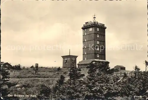 Brocken Harz Aussichtsturm