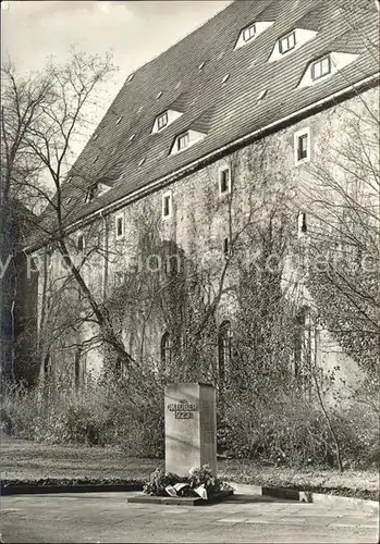 Freiberg Sachsen Gedenkstaette fuer die Oktoberopfer 1923 Kat. Freiberg