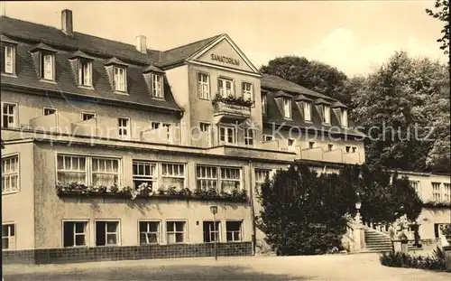 Bad Koestritz Sanatorium Kat. Bad Koestritz