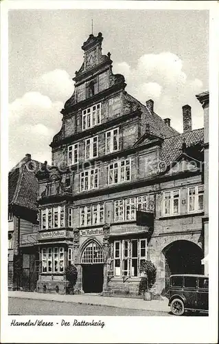 Hameln Der Rattenkrug alte Haus Kat. Hameln