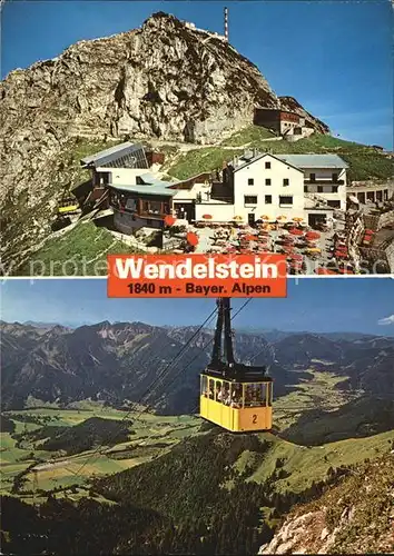 Wendelstein Mittelfranken mit Seilbahn Wendelsteinhaus Gipfel Kat. Wendelstein