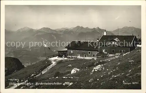 Vorderkaiserfelden Unterkunftshaus Kat. Wildermieming