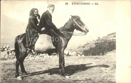 Bastia Types Corses Cheval Kat. Bastia