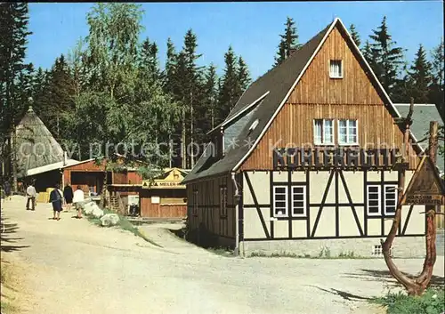 Sosa Erzgebirge Konsum Gaststaetten Koehlerhuette und Meiler Kat. Sosa