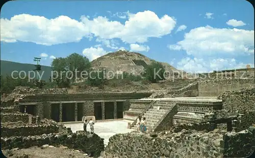 Mexico Templo de las Mariposas Piramide de la Luna San Juan Teotihuacan  Kat. Mexiko