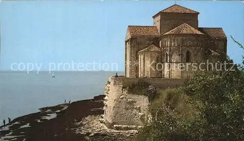 Talmont sur Gironde Kirche Sainte Radegonde Kat. Talmont sur Gironde