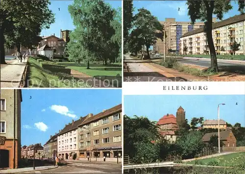 Eilenburg Bahnhof Hochhaus Leipziger Strasse Sorbenburg Kat. Eilenburg