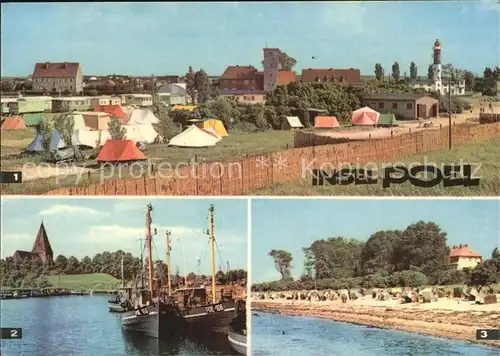 Insel Poel Timmendorf Kirchdorf Hafen Schwarzer Busch Kat. Insel Poel