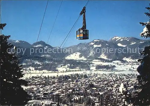 Oberstdorf Nebelhorn Kabinenseilbahn Kat. Oberstdorf