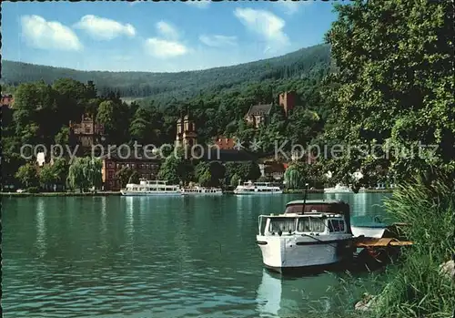 Miltenberg Main Partie am Main Fahrgastschiffe Kat. Miltenberg