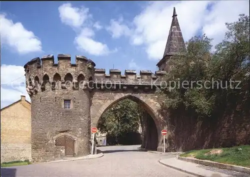 Merseburg Saale Das Krumme Tor Kat. Merseburg