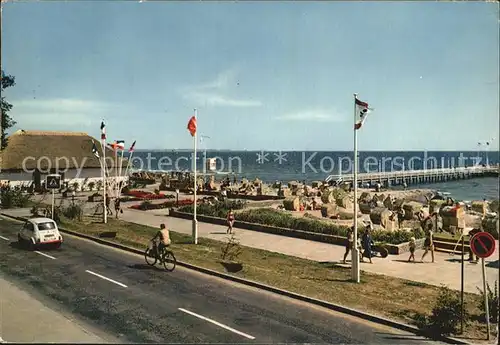 Haffkrug Ostseebad Zentrum mit Bruecke Kat. Scharbeutz