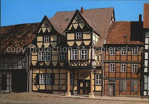 Quedlinburg Geburtshaus Friedrich Gottlieb Kloppstock Kat. Quedlinburg