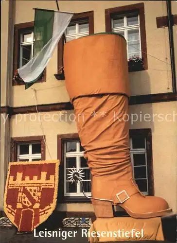 Leisnig Leisniger Riesenstiefel Kat. Leisnig