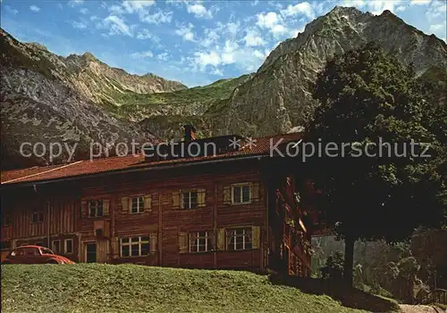 Gaisalpe mit Nebelhorn und Rubihorn Kat. Oberstdorf