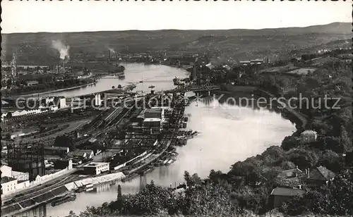 La Mulatiere Confluent du Rhone et de la Saone vue aerienne Kat. La Mulatiere