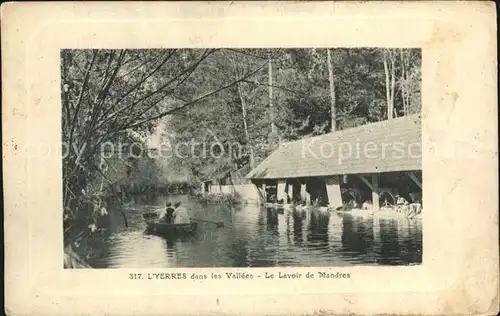 Yerres dans les Vallees Le Lavoir de Mandres Kat. Yerres