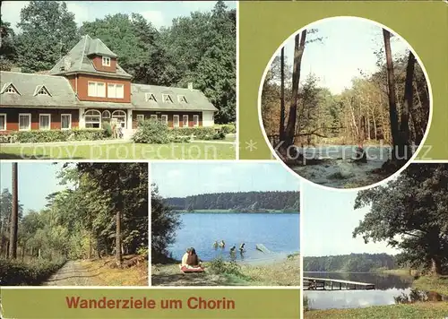 Chorin Jugendherberge Bernhard Kellermann Wasserloch Plagefenn Amtssee Kat. Chorin