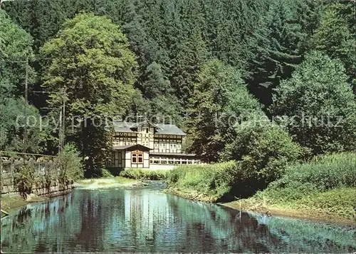 Bad Schandau Hotel Gaststaette Lichtenhainer Wasserfall Kat. Bad Schandau