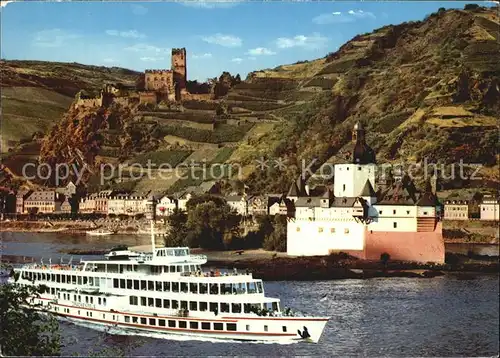 Kaub Burg Gutenfels Pfalz  Kat. Kaub