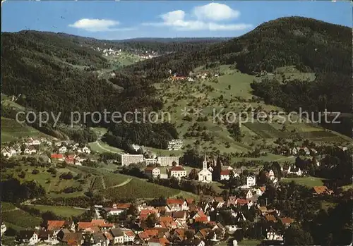 Sasbachwalden Ortsansicht  Kat. Sasbachwalden