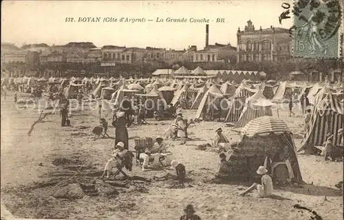 Royan Charente Maritime La Grande Conche Plage Strand Kat. Poitiers Charentes