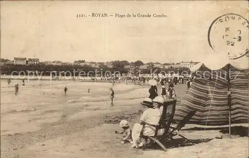 Royan Charente Maritime Plage de la Grande Conche Strand Kat. Poitiers Charentes