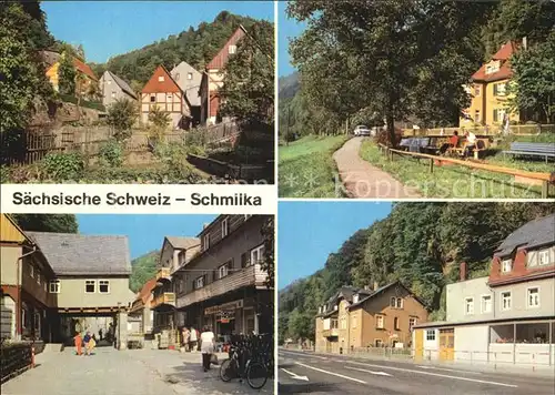 Schmilka Ortsansichten Kat. Bad Schandau