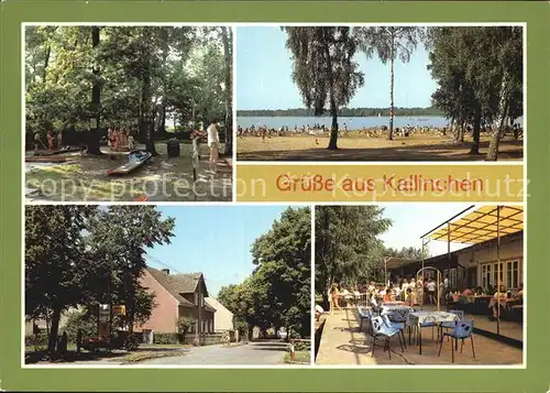 Kallinchen Minigolfanlage Strandbad Eisdiele Olivia Motzener See Kat. Zossen