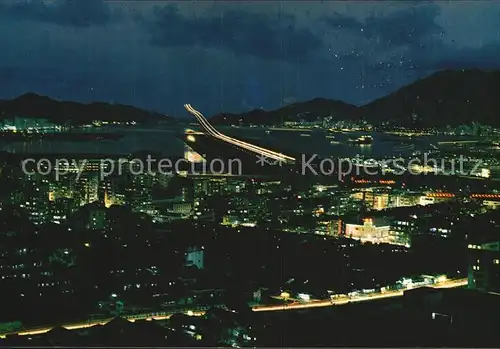 Kaitak Fliegeraufnahme bei Nacht