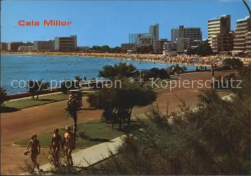 Cala Millor Mallorca Strand  Kat. Islas Baleares Spanien