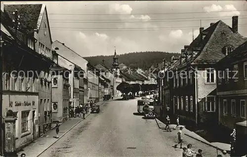 Saalburg Saale Strassenansicht  Kat. Saalburg Ebersdorf