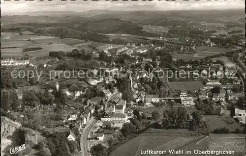 Wiehl Gummersbach Fliegeraufnahme Kat. Wiehl