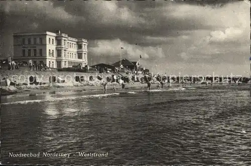 Norderney Nordseebad Strand  Kat. Norderney