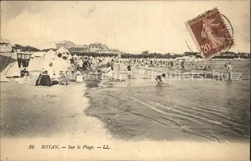 Royan Charente Maritime Sur la plage Strand Kat. Poitiers Charentes