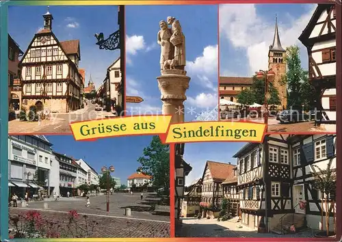 Sindelfingen Orts und Teilansichten Kat. Sindelfingen