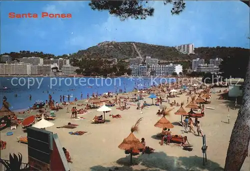 Santa Ponsa Mallorca Islas Baleares Strand Kat. Calvia