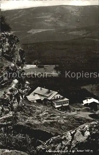 Arberschutzhaus Gr Arber mit Schwebelift Kat. Grosser Arber Bayerisch Eisenstein