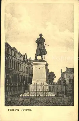 Lille Nord Faiherbe Denkmal Statue Kat. Lille