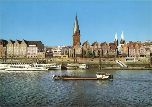 Bremen Weserpartie Kirche Kat. Bremen