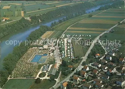 Zurzach Fliegeraufnahme Camping Oberfeld Kat. Zurzach