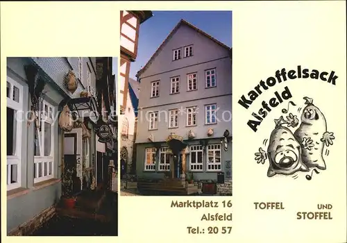 Alsfeld Kartoffelsack Alsfeld Marktplatz Kat. Alsfeld